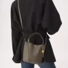 Bolso tote pequeño Chloé Spin de piel granulada Bolso tote pequeño Chloé Spin de piel granulada