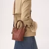 Bolso tote pequeño Chloé Spin de piel granulada Bolso tote pequeño Chloé Spin de piel granulada