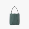 Bolso tote pequeño Chloé Spin de piel granulada Bolso tote pequeño Chloé Spin de piel granulada