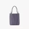 Bolso tote pequeño Chloé Spin de piel granulada Bolso tote pequeño Chloé Spin de piel granulada