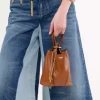 Bolso tote pequeño Chloé Spin de piel granulada Bolso tote pequeño Chloé Spin de piel granulada