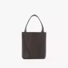 Bolso tote pequeño Chloé Spin de piel granulada Bolso tote pequeño Chloé Spin de piel granulada