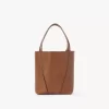 Bolso tote pequeño Chloé Spin de piel granulada Bolso tote pequeño Chloé Spin de piel granulada