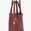 Bolso tote pequeño Chloé Spin de piel granulada Bolso tote pequeño Chloé Spin de piel granulada