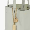 Bolso tote pequeño Chloé Spin de piel granulada