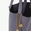 Bolso tote pequeño Chloé Spin de piel granulada Bolso tote pequeño Chloé Spin de piel granulada