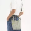 Bolso tote pequeño Chloé Spin de piel granulada