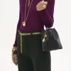 Bolso tote pequeño Chloé Spin de piel granulada Bolso tote pequeño Chloé Spin de piel granulada
