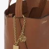 Bolso tote pequeño Chloé Spin de piel granulada Bolso tote pequeño Chloé Spin de piel granulada