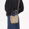 Bolso tote pequeño Chloé Spin de piel granulada Bolso tote pequeño Chloé Spin de piel granulada