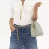 Bolso tote pequeño Chloé Spin de piel granulada