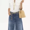 Bolso tote pequeño Chloé Spin de piel granulada