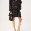 Bolso tote pequeño Chloé Spin de piel granulada Bolso tote pequeño Chloé Spin de piel granulada