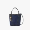 Bolso tote pequeño Chloé Spin en denim