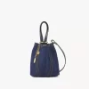 Bolso tote pequeño Chloé Spin en denim