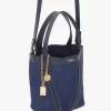 Bolso tote pequeño Chloé Spin en denim