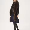 Bolso tote pequeño Chloé Spin en denim