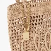 Bolso tote pequeño Summer Banana en rafia Bolso tote pequeño Summer Banana en rafia