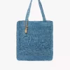 Bolso tote Summer Banana en rafia