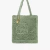 Bolso tote Summer Banana en rafia