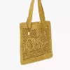 Bolso tote Summer Banana en rafia