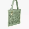 Bolso tote Summer Banana en rafia