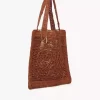 Bolso tote Summer Banana en rafia