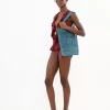 Bolso tote Summer Banana en rafia