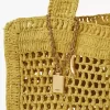 Bolso tote Summer Banana en rafia