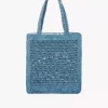 Bolso tote Summer Banana en rafia