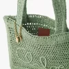 Bolso tote Summer Banana en rafia