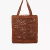 Bolso tote Summer Banana en rafia