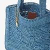 Bolso tote Summer Banana en rafia