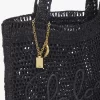 Bolso tote Summer Banana en rafia