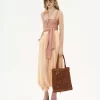 Bolso tote Summer Banana en rafia
