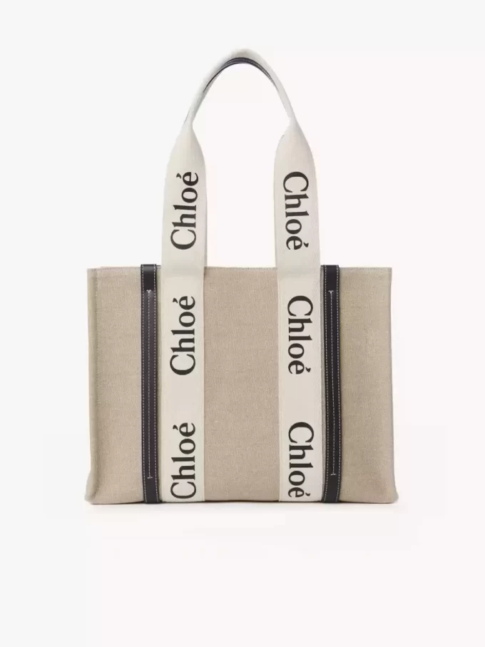 Bolso tote Woody en lino