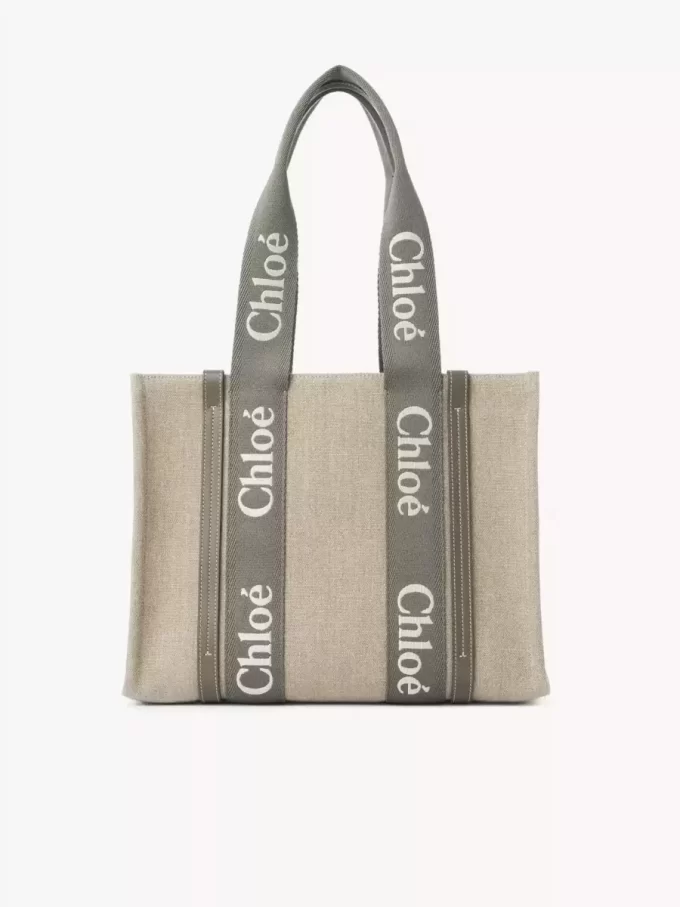Bolso tote Woody en lino Bolso tote Woody en lino