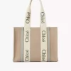 Bolso tote Woody en lino Bolso tote Woody en lino