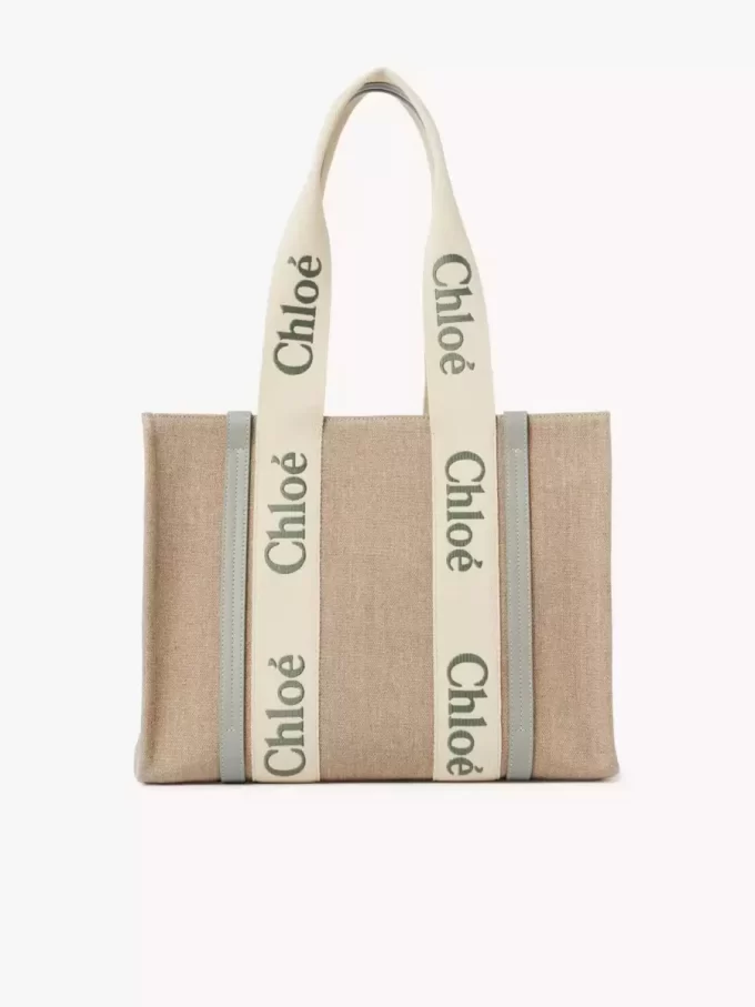 Bolso tote Woody en lino Bolso tote Woody en lino
