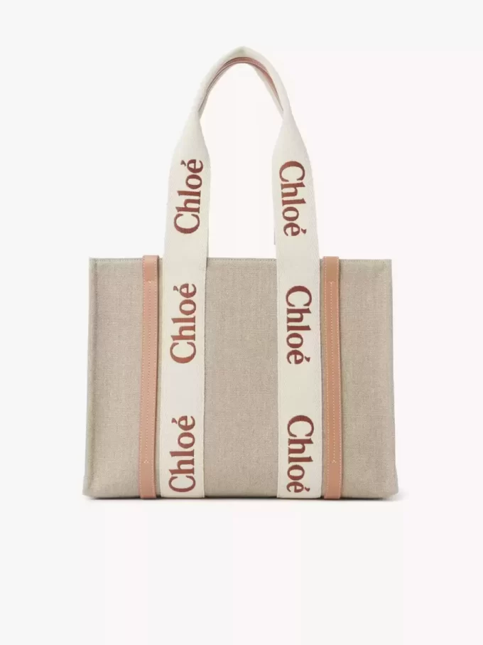 Bolso tote Woody en lino Bolso tote Woody en lino