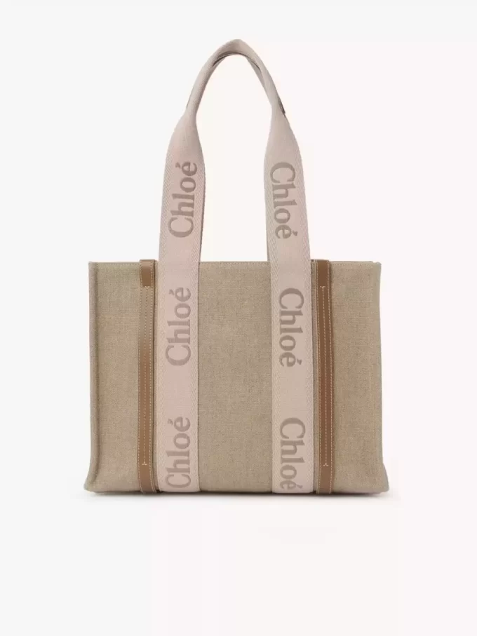 Bolso tote Woody en lino