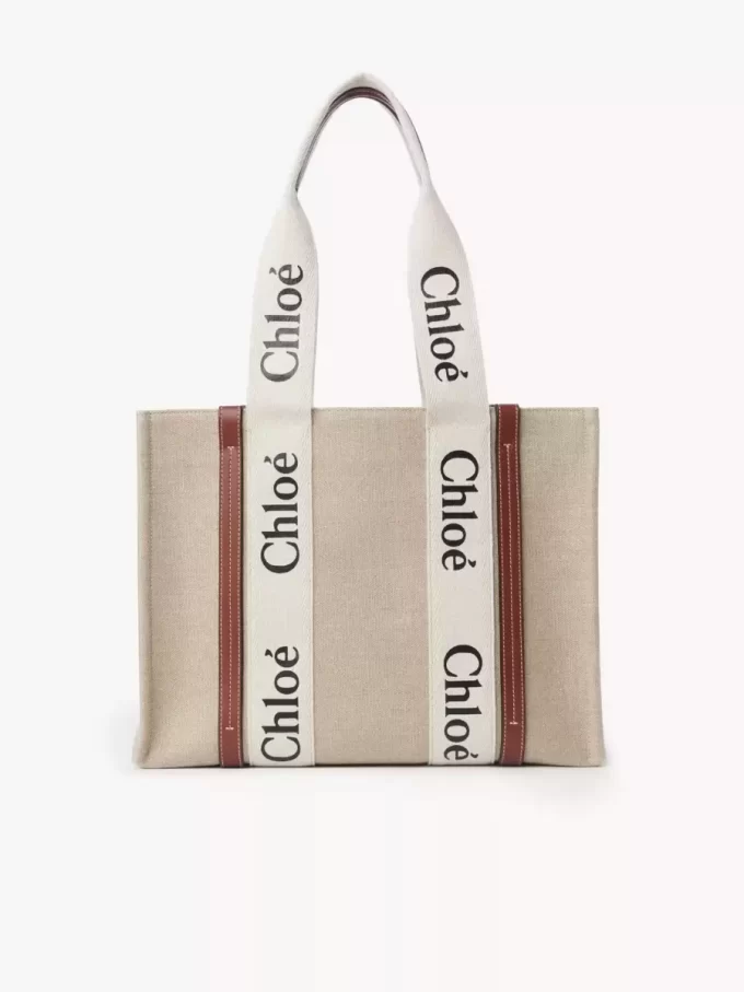 Bolso tote Woody en lino Bolso tote Woody en lino