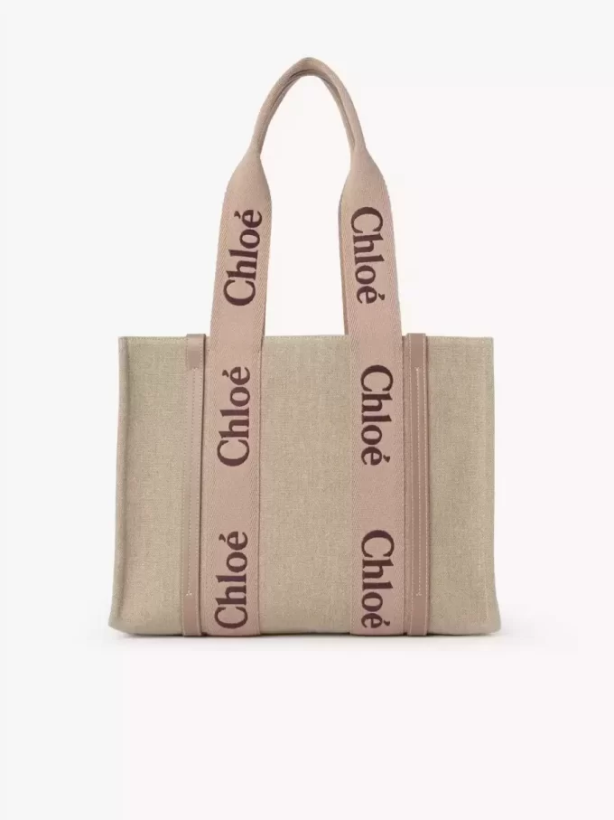 Bolso tote Woody en lino Bolso tote Woody en lino