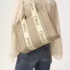 Bolso tote Woody en lino Bolso tote Woody en lino