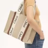 Bolso tote Woody en lino Bolso tote Woody en lino