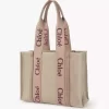 Bolso tote Woody en lino Bolso tote Woody en lino