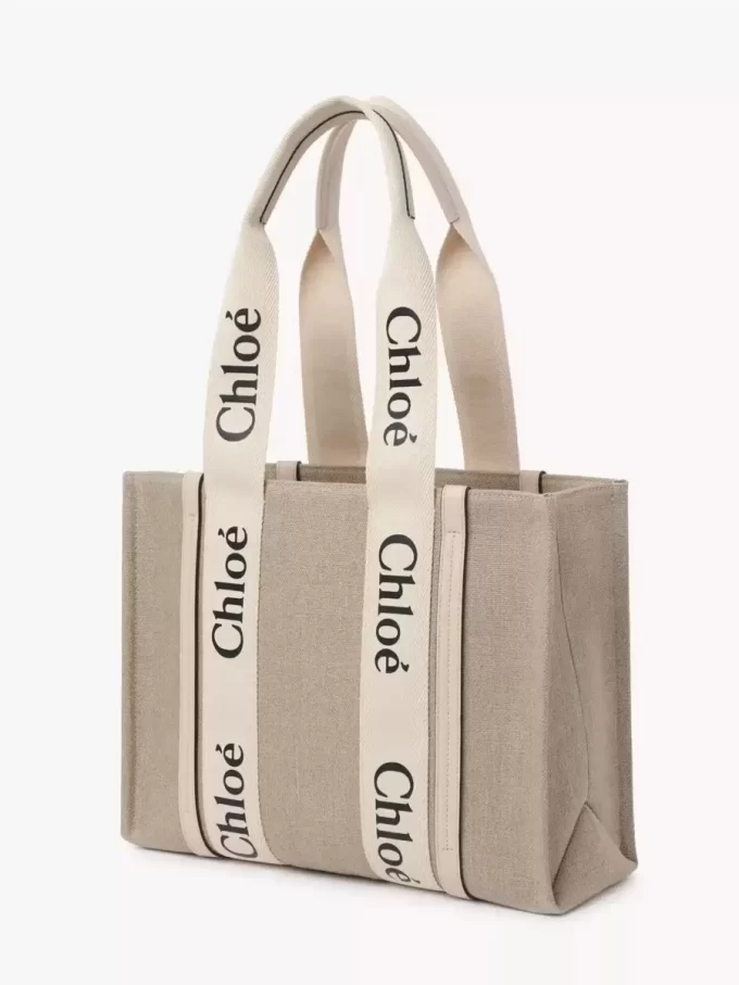 Bolso tote Woody en lino