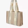 Bolso tote Woody en lino Bolso tote Woody en lino