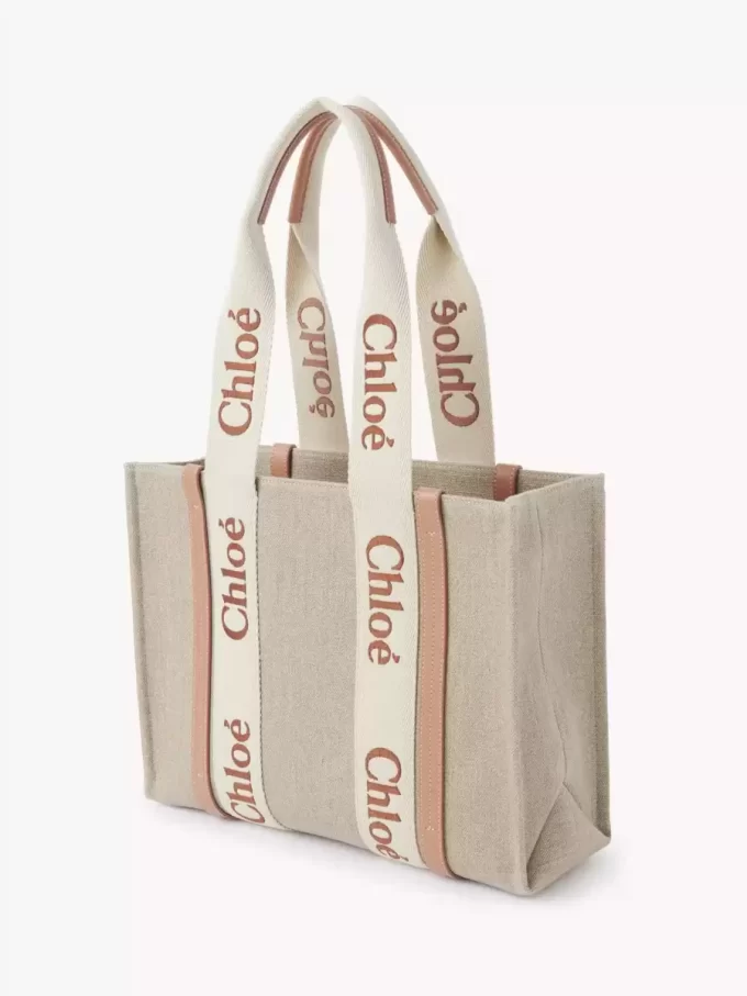 Bolso tote Woody en lino Bolso tote Woody en lino