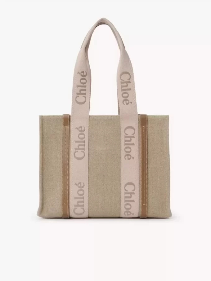 Bolso tote Woody en lino